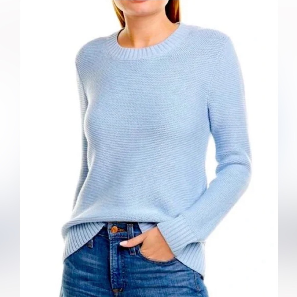 J.Crew Crew Neck Pullover Sweater in a Baby Blue  Color Size S